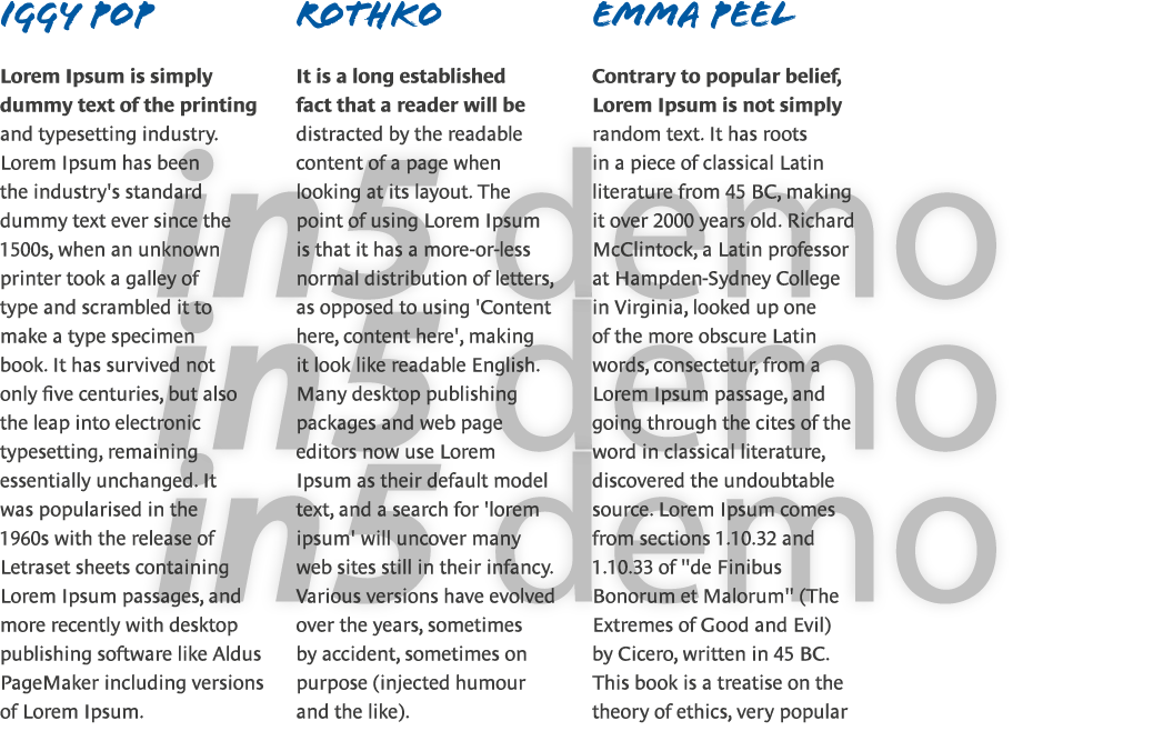 Iggy pop Lorem Ipsum is simply dummy text of the printing and typesetting industry  Lorem Ipsum has been the industry   