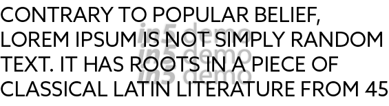 Contrary to popular belief, Lorem Ipsum is not simply random text  It has roots in a piece of classical Latin literat   